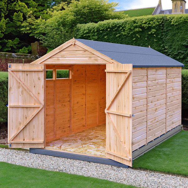 Shire Langley 12x6 Shiplap Double Door Shed