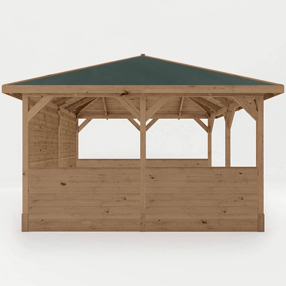 Mercia 4m x 4m Traditional Gazebo With Side Panels