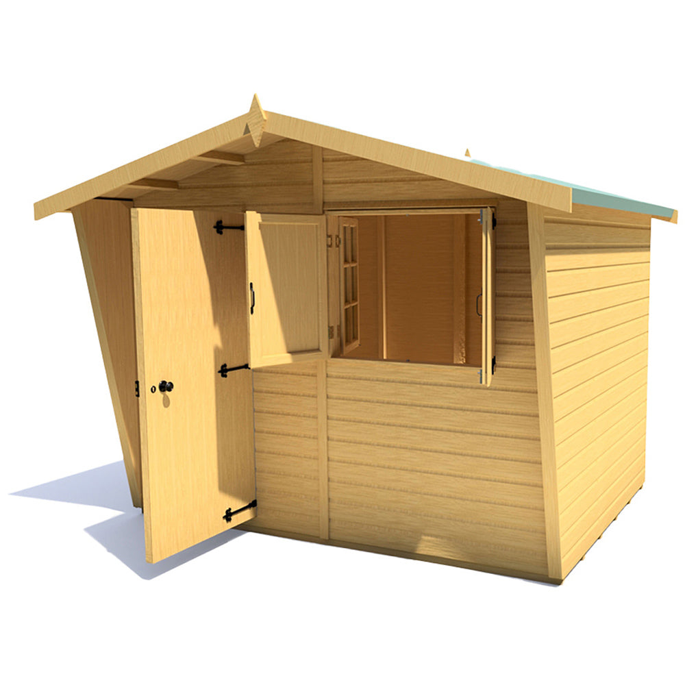 Shire Security Cabin 9x6 Shiplap Style D