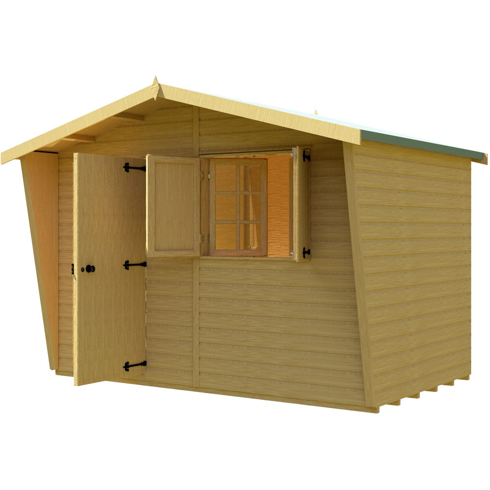 Shire Security Cabin 10x6 Shiplap Style D