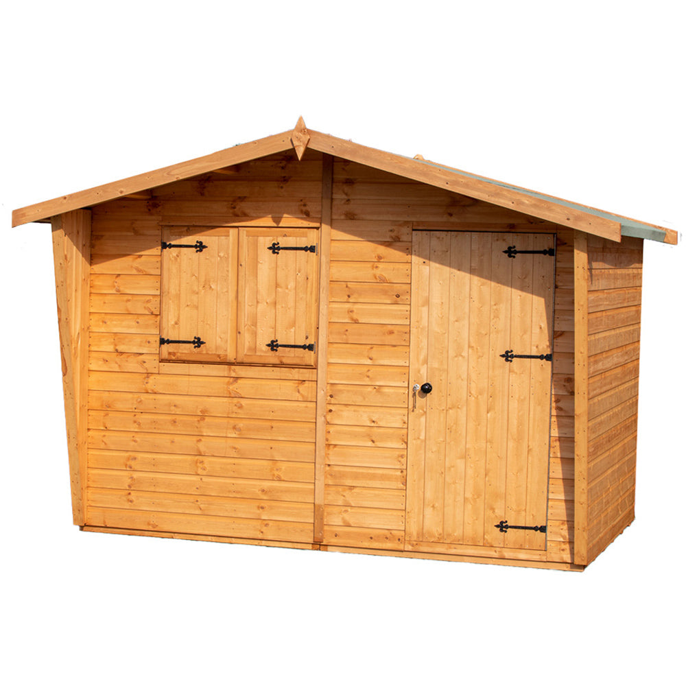 Shire Security Cabin 10x10 Shiplap Style C