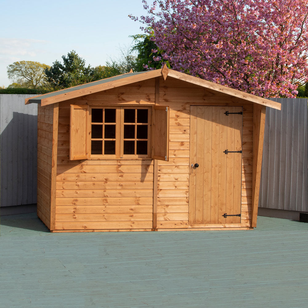 Shire Security Cabin 10x10 Shiplap Style C
