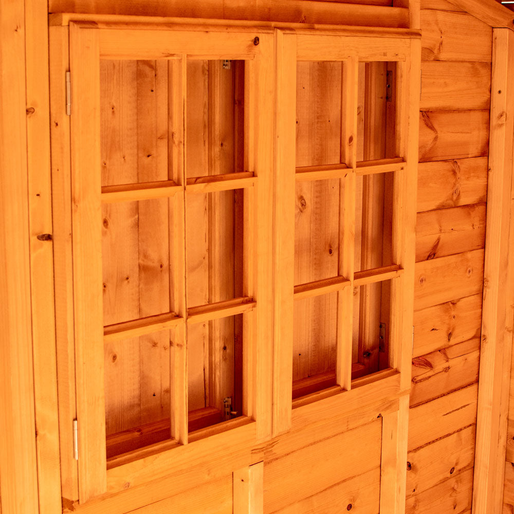 Shire Security Cabin 10x10 Shiplap Style C