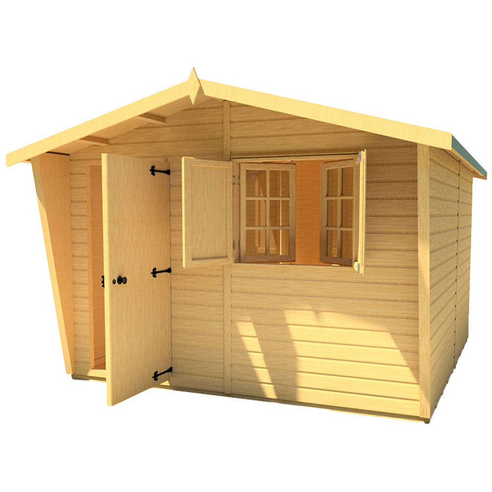 Shire Security Cabin 10x10 Shiplap Style D