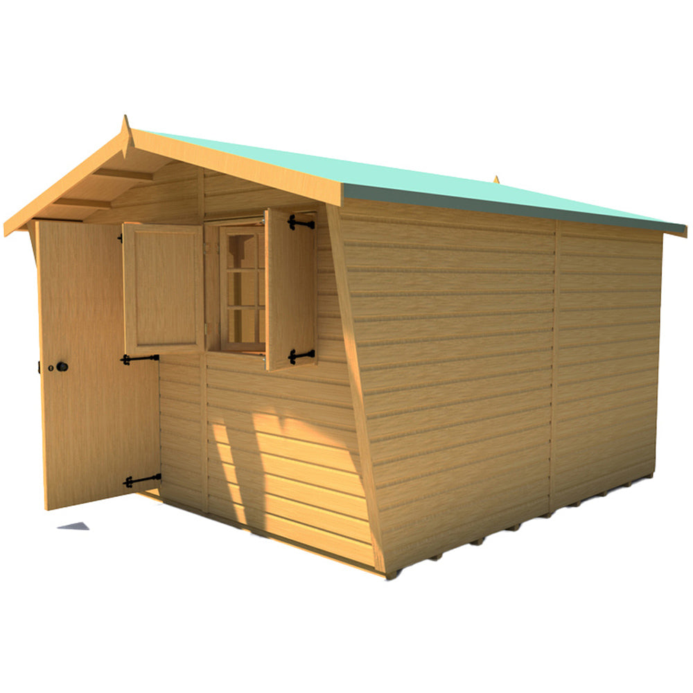 Shire Security Cabin 10x10 Shiplap Style D
