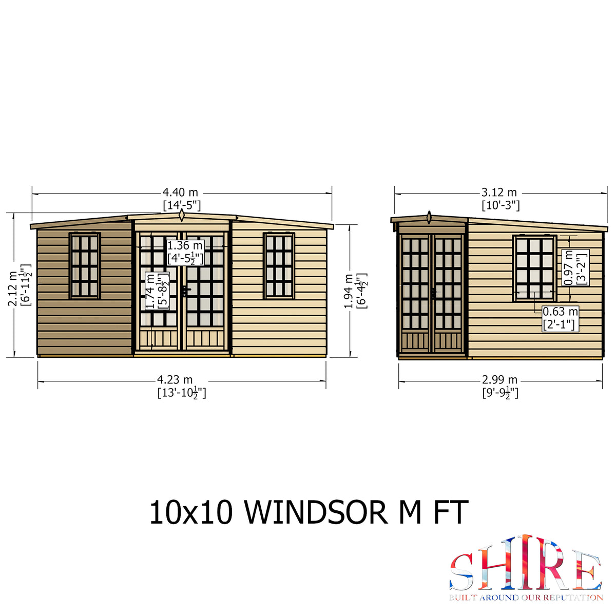 Shire Windsor 10x10 Shiplap
