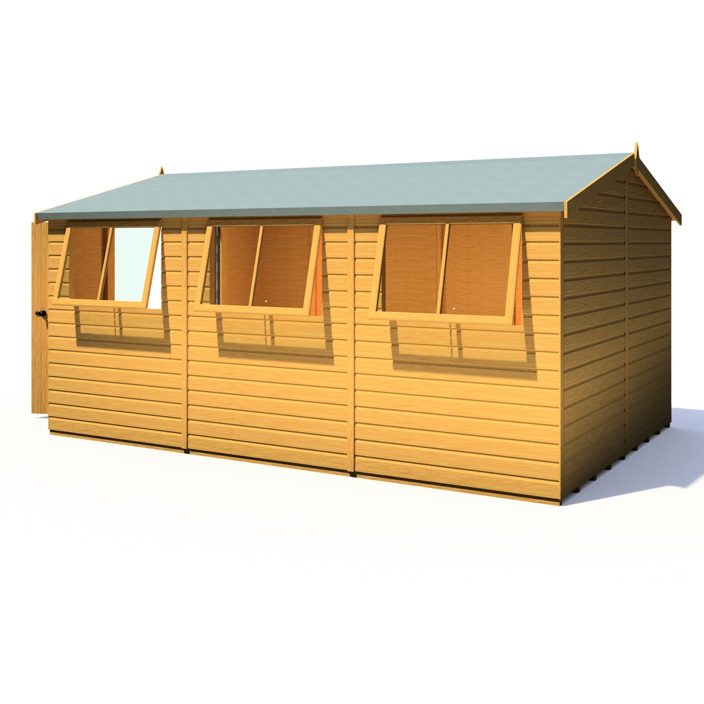Shire Atlas 10x15 Double Door Shiplap