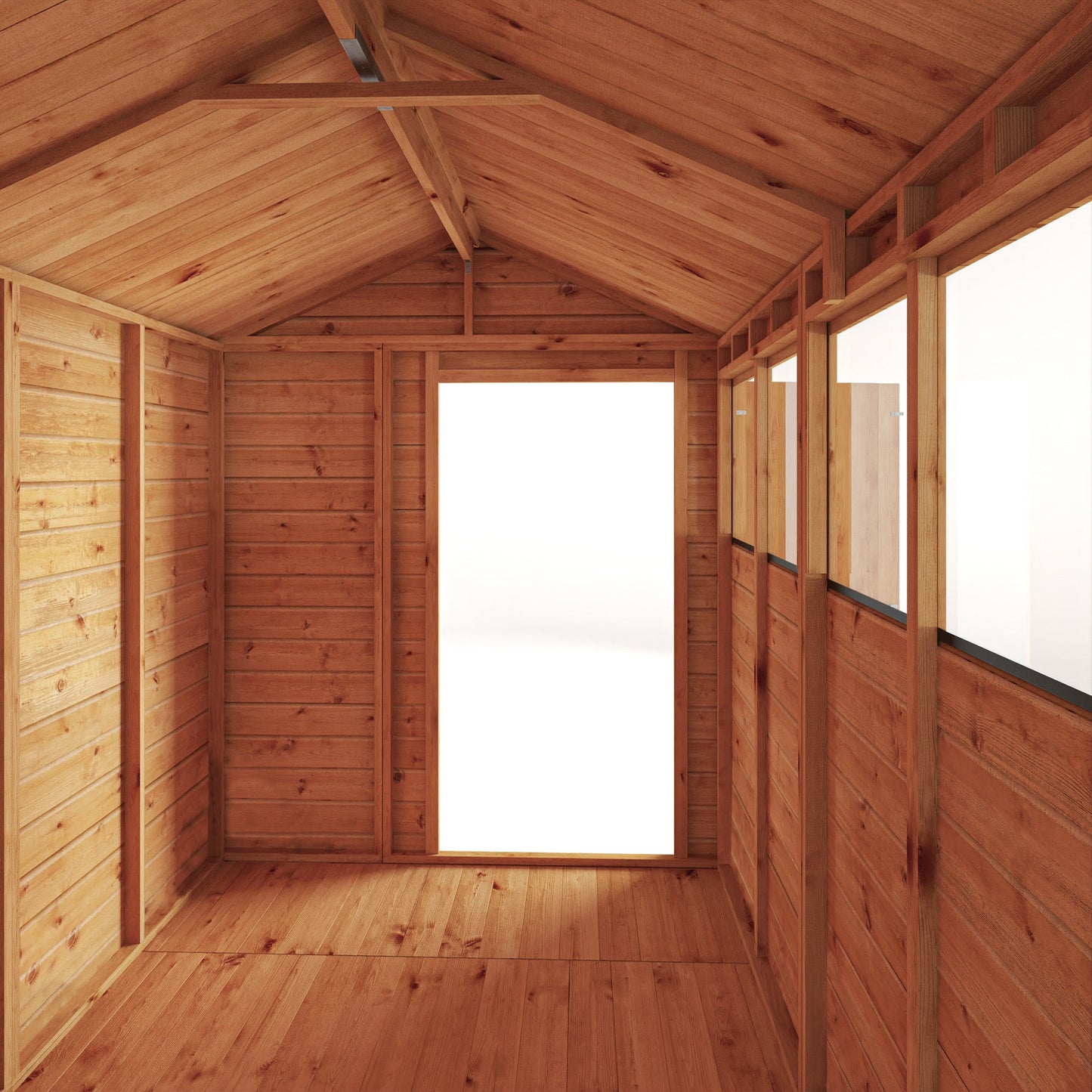 Mercia 10x6 Woodsman Shiplap Apex - Styrene