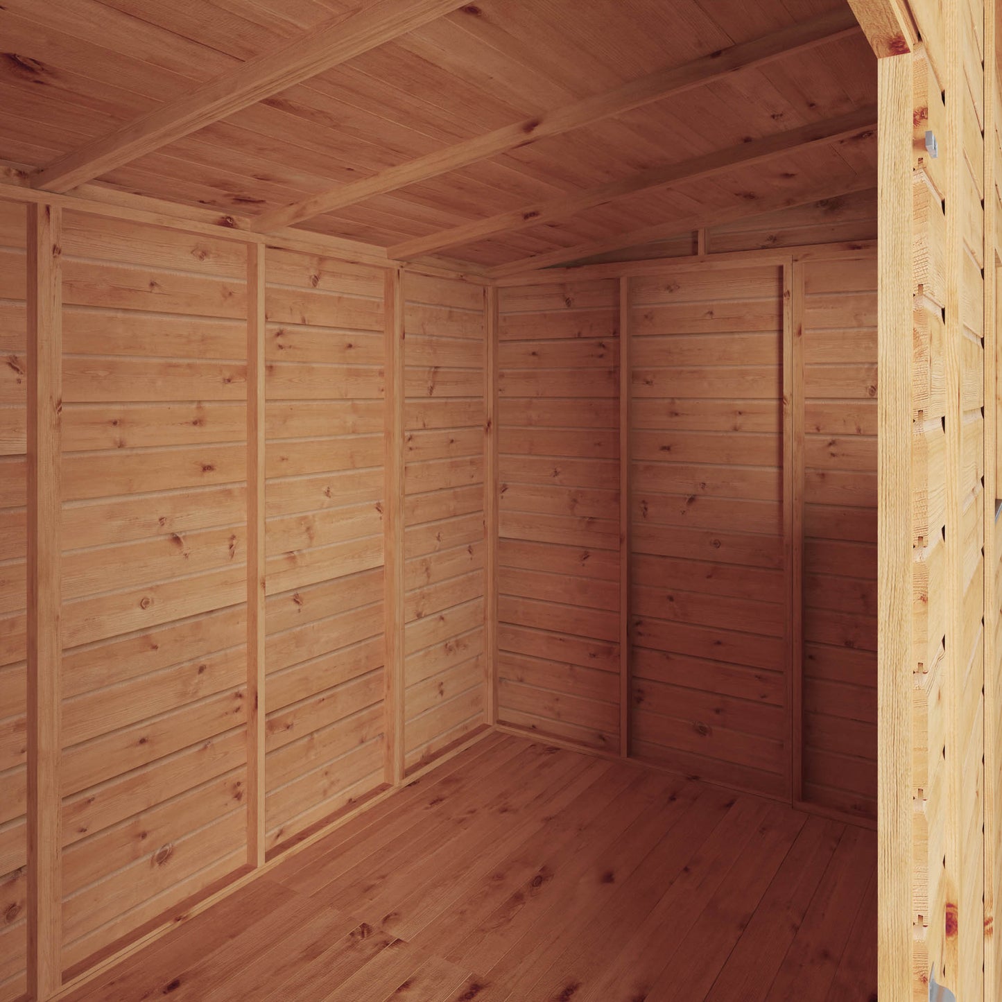 Mercia 10x6 Woodsman Shiplap Pent - Styrene