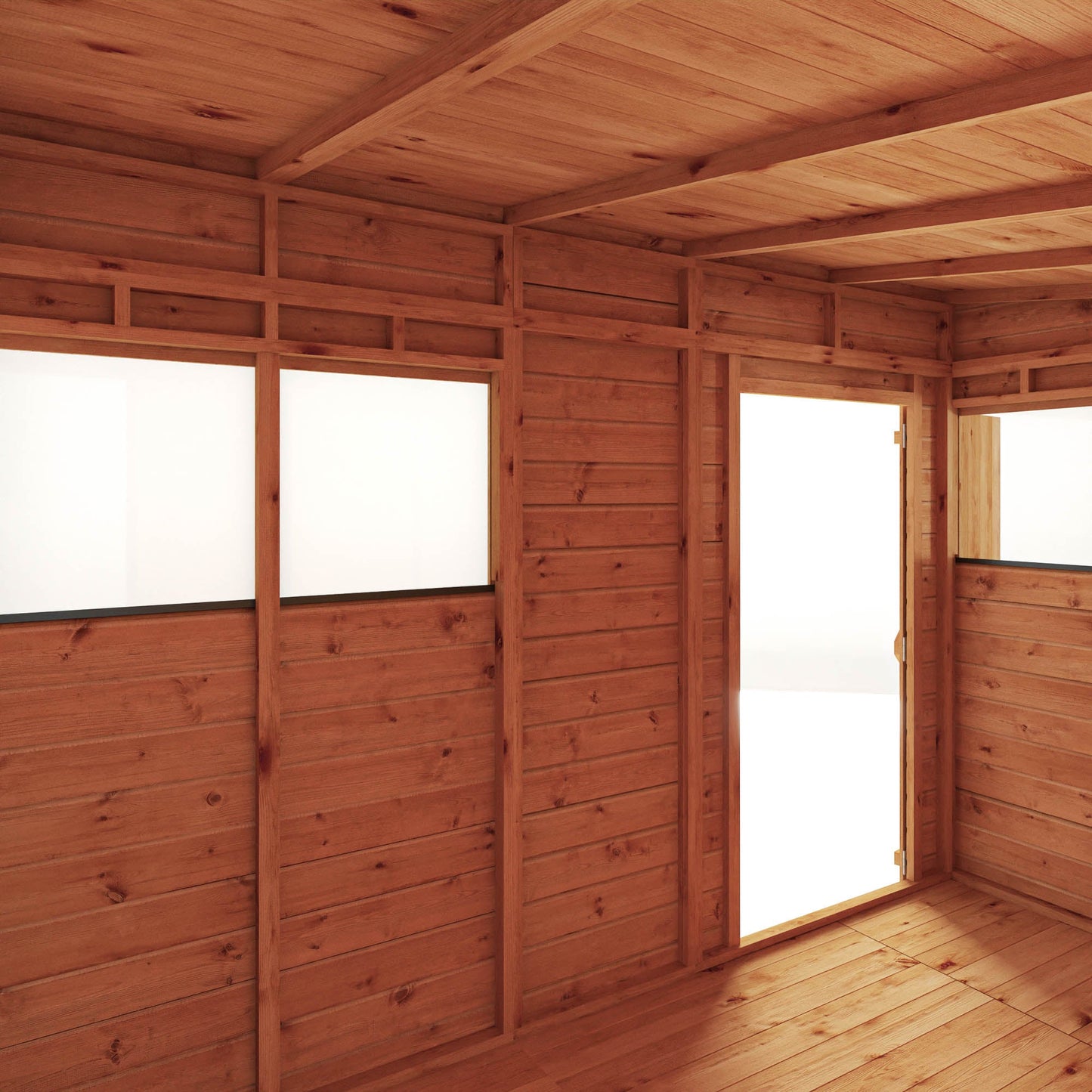 Mercia 10x6 Woodsman Shiplap Pent - Styrene