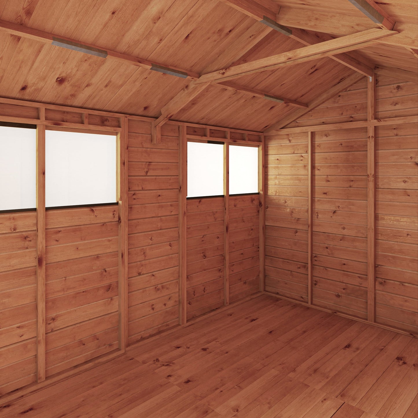 Mercia 10x8 Woodsman Shiplap Apex - Styrene