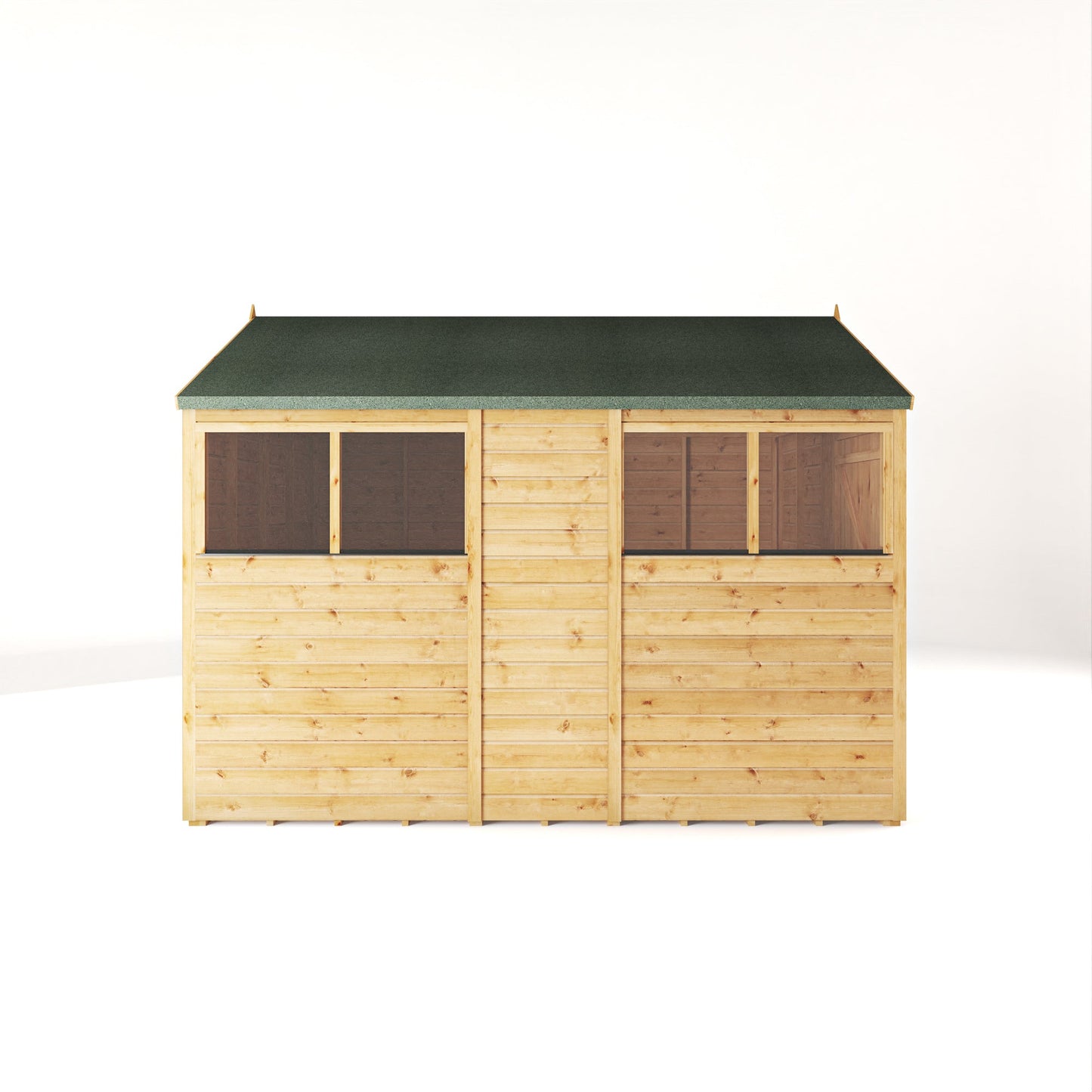 Mercia 10x8 Woodsman Shiplap Apex - Styrene