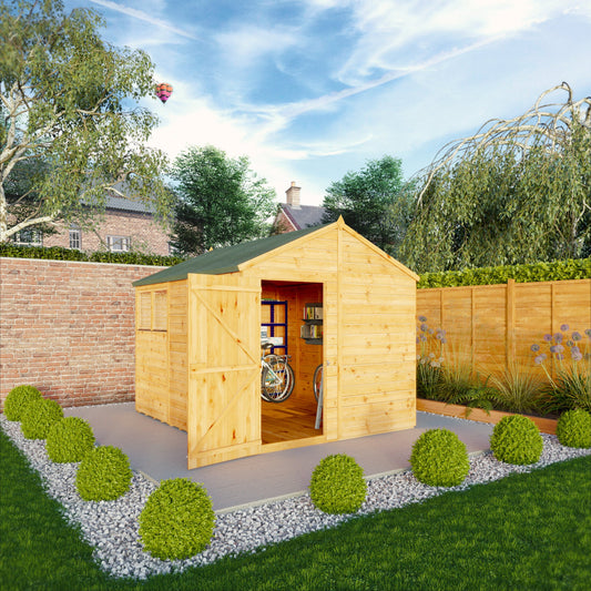 Mercia 10x8 Woodsman Shiplap Apex - Styrene