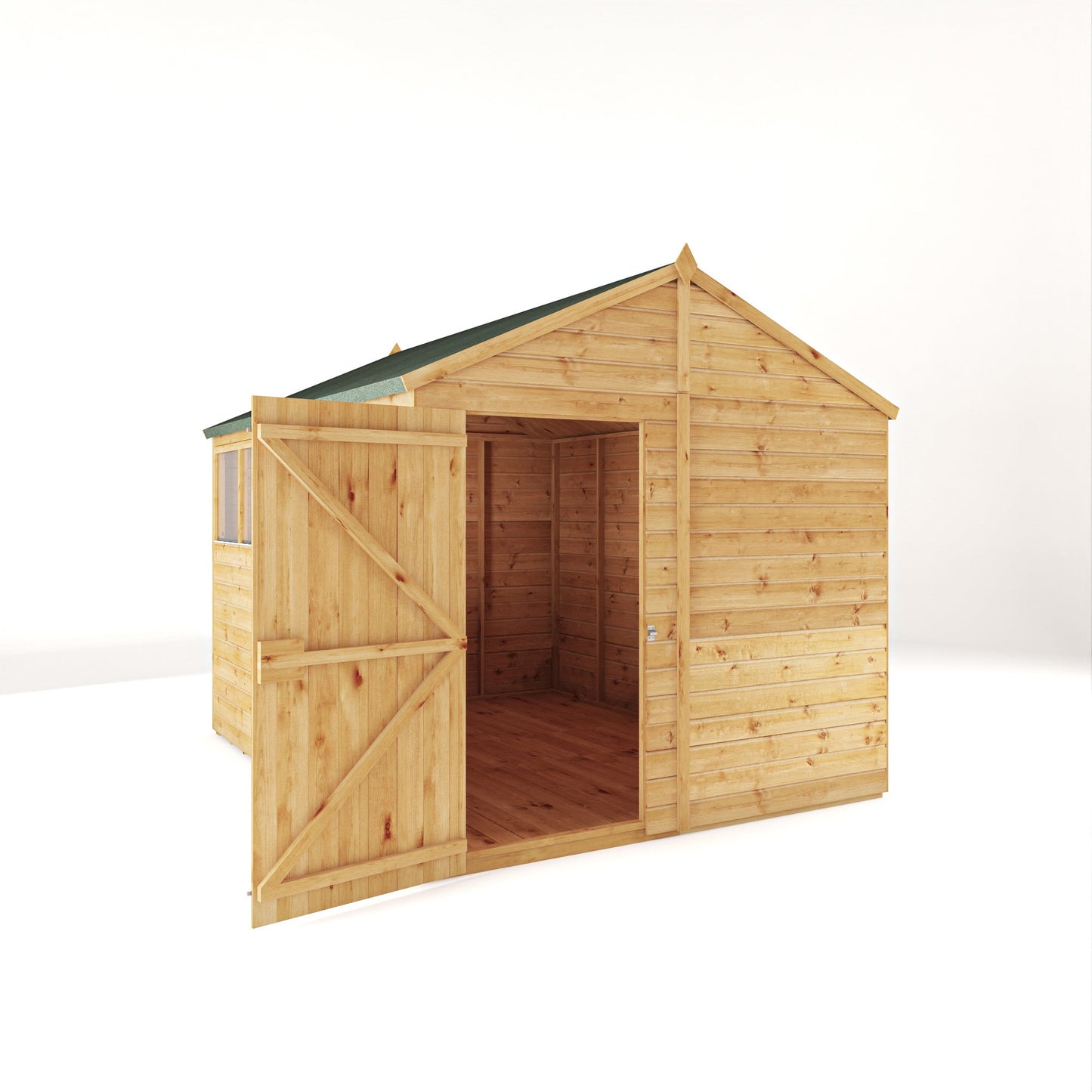 Mercia 10x8 Woodsman Shiplap Apex - Styrene