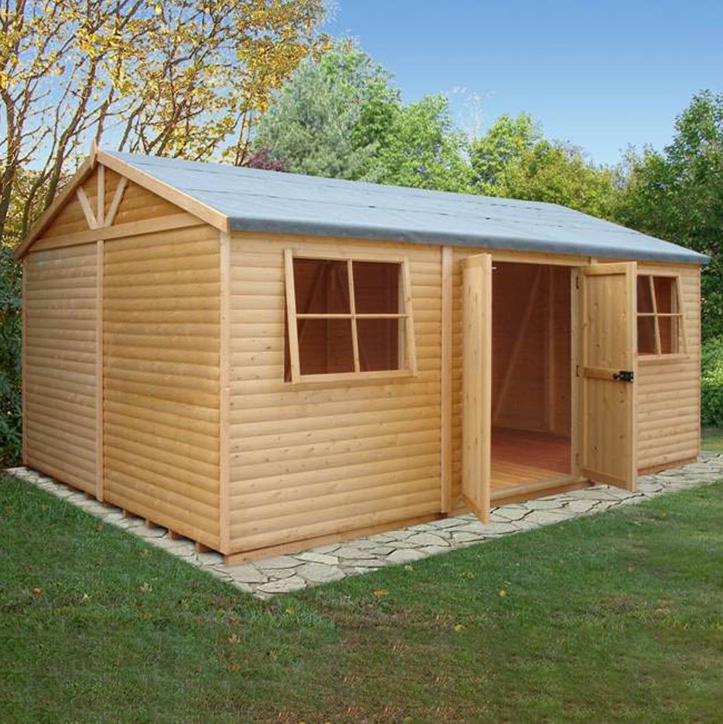 Shire Mammoth 12x18 Double Door Loglap