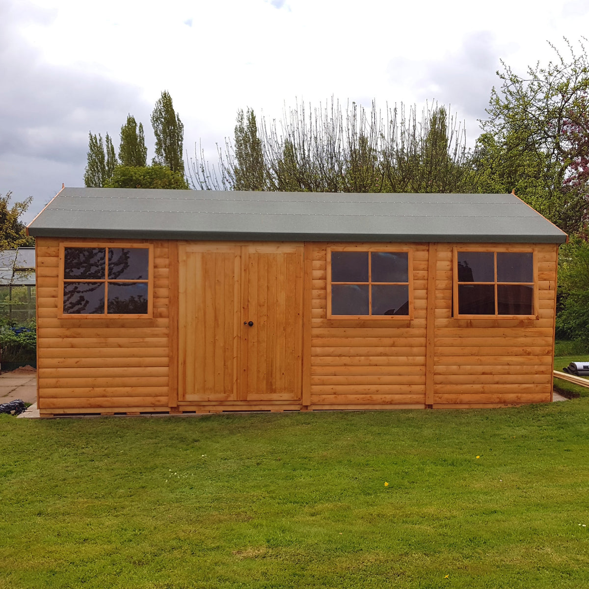 Shire Mammoth 12x24 Double Door Loglap