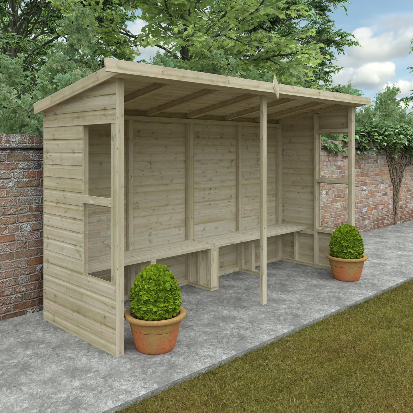 12x4w Bowling Shelter Shed