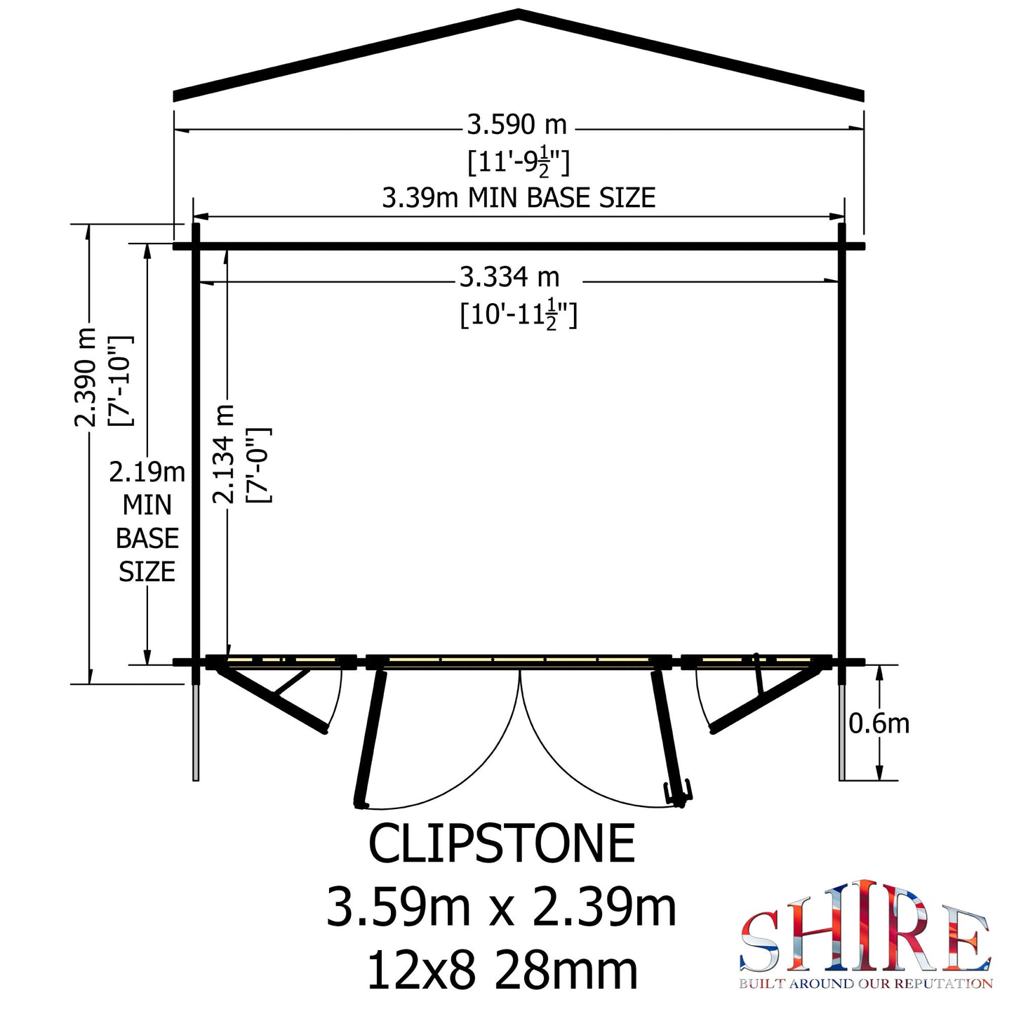Shire Clipstone 12x8