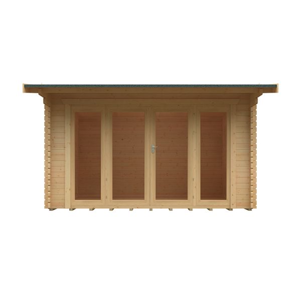 14x10 Highclere 44mm Log Cabin