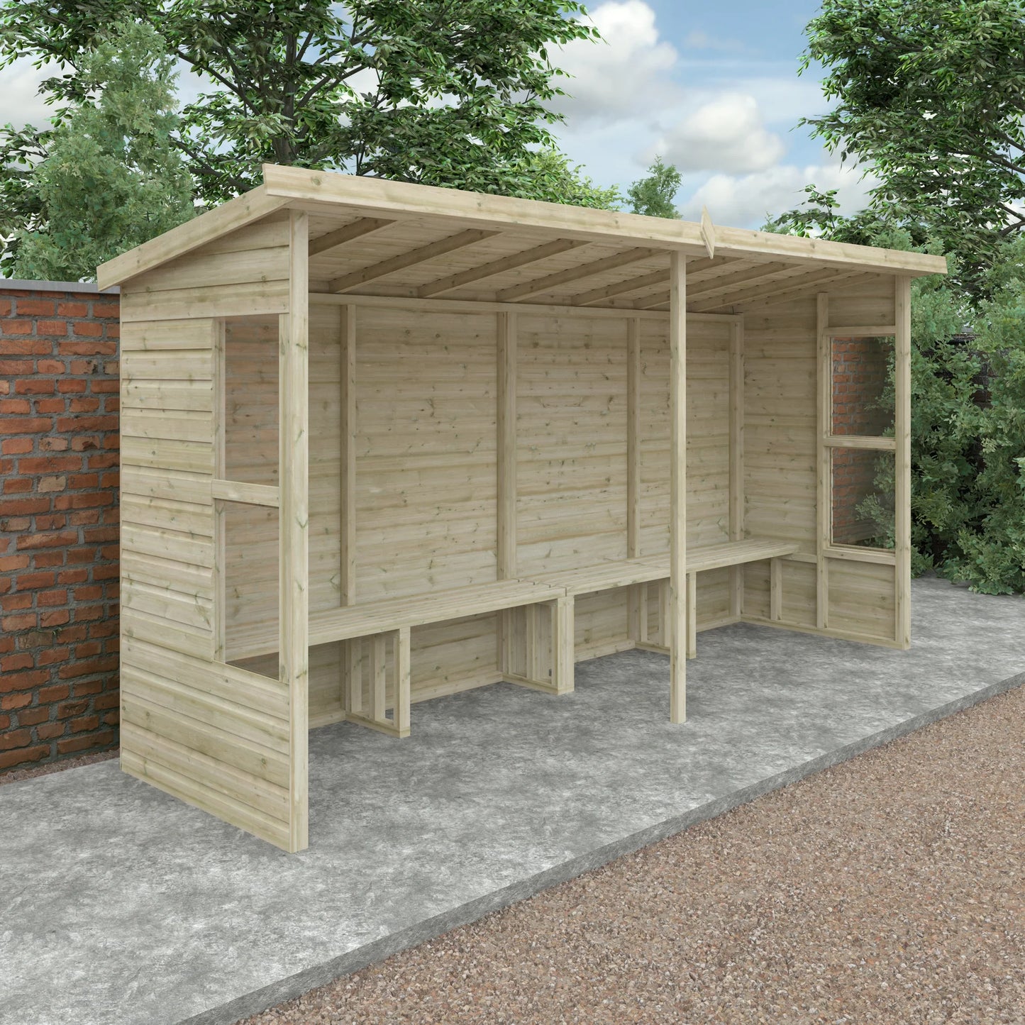 14x4w Bowling Shelter Shed