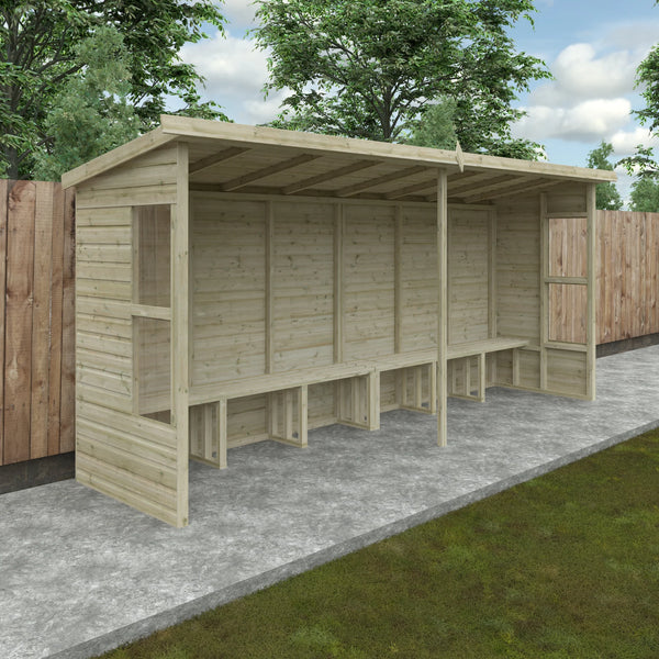 16x4w Bowling Shelter Shed