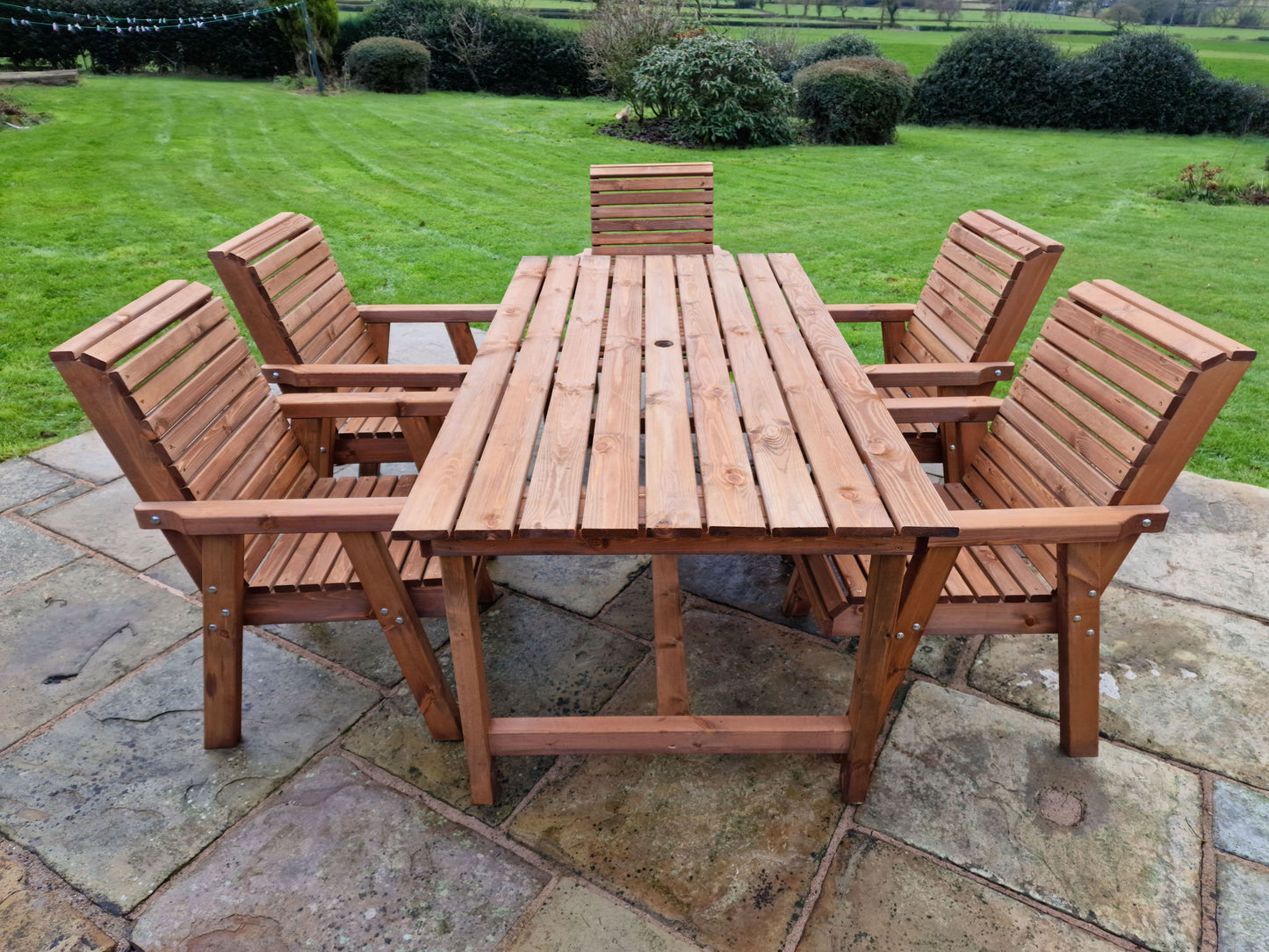 Churnet Valley 5 Seat Set 5xC 1795 Table