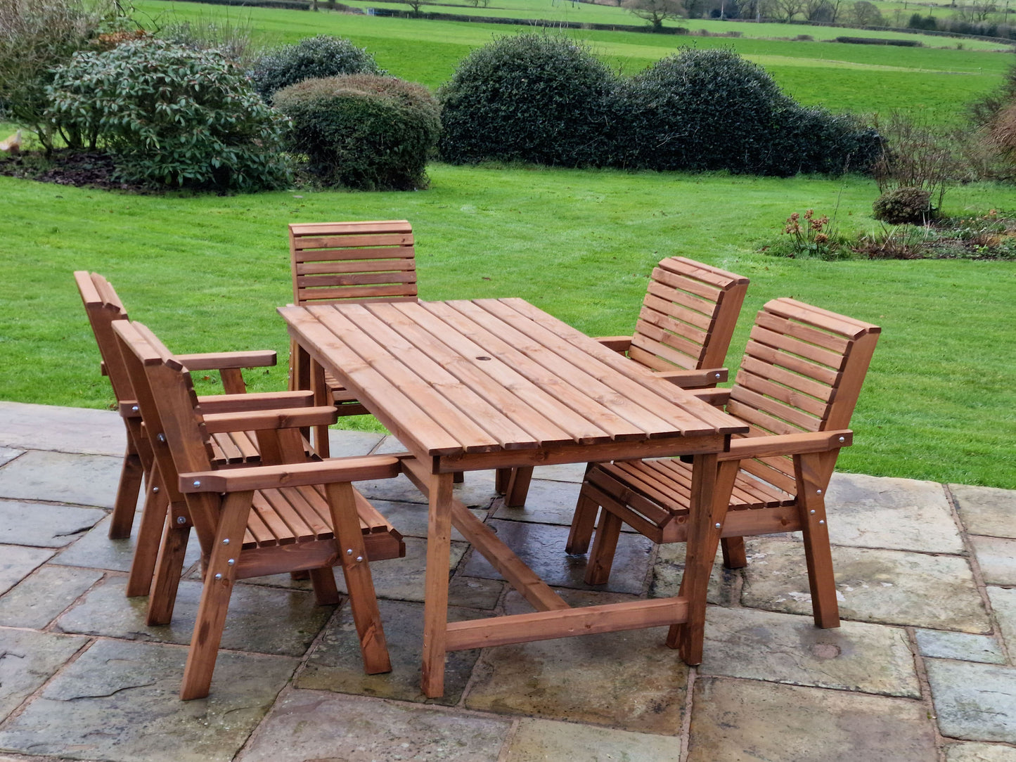 Churnet Valley 5 Seat Set 5xC 1795 Table