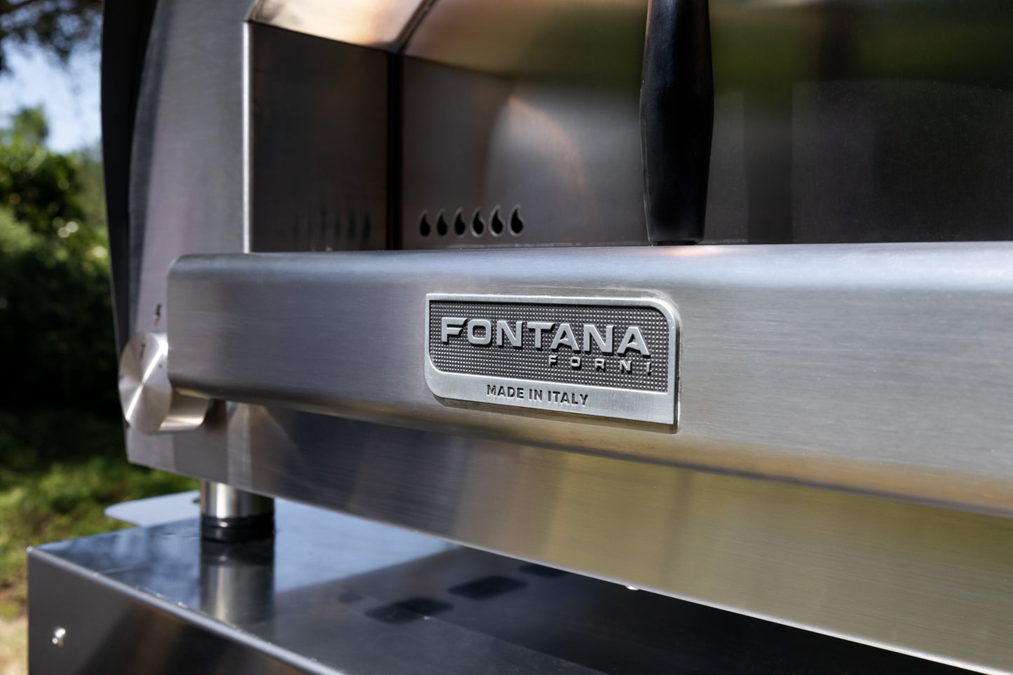 Fontana Margherita Anthracite Build In Gas Pizza Oven