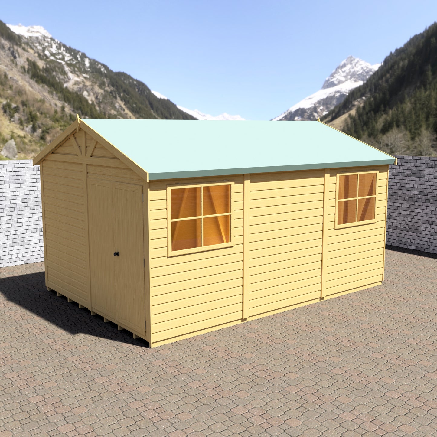 Shire Mammoth 10x15 Double Door Loglap