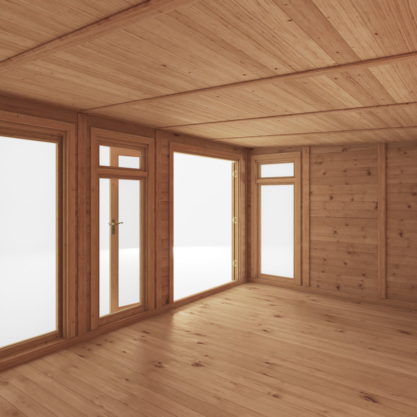 Mercia 6mx3m(D) Insulated Garden Room with Side Shed