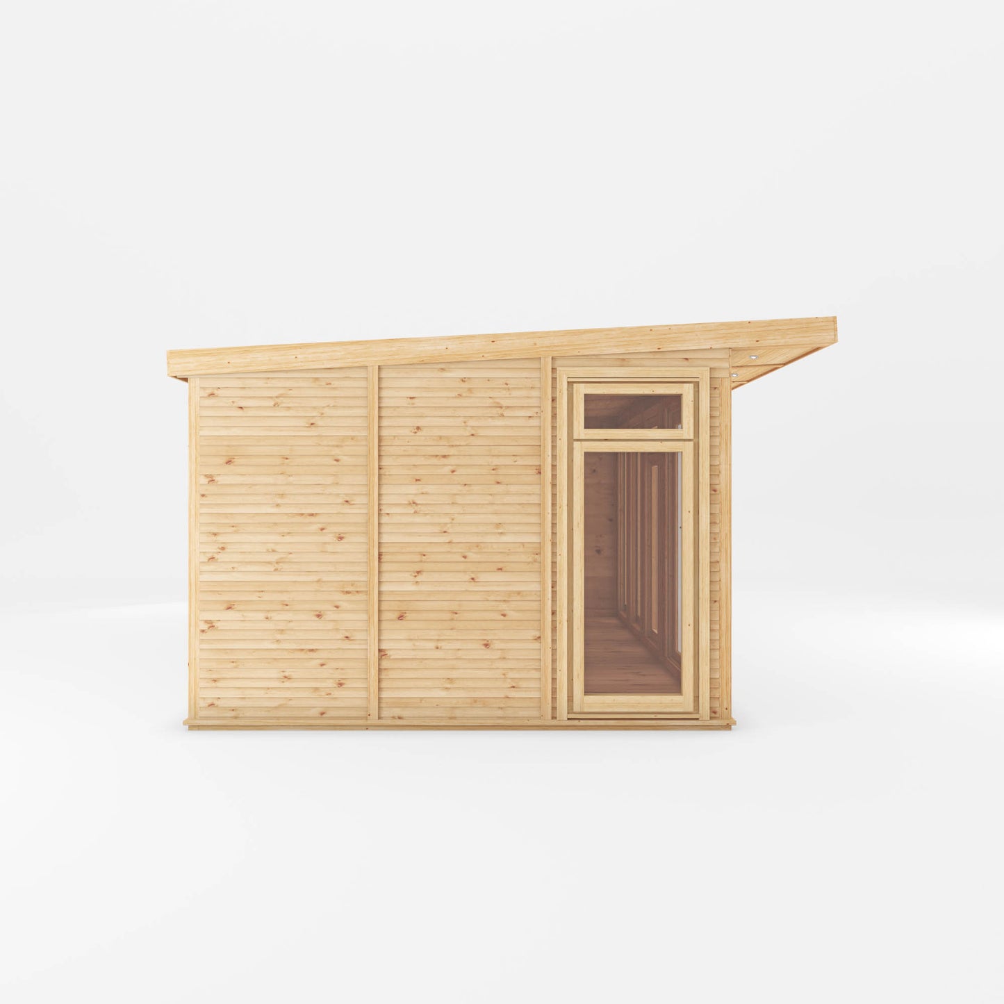 Mercia 6mx3m(D) Insulated Garden Room with Side Shed
