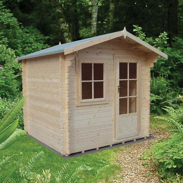 Shire Norwood 8Gx14 Log Cabin (28mm - 70mm Logs)