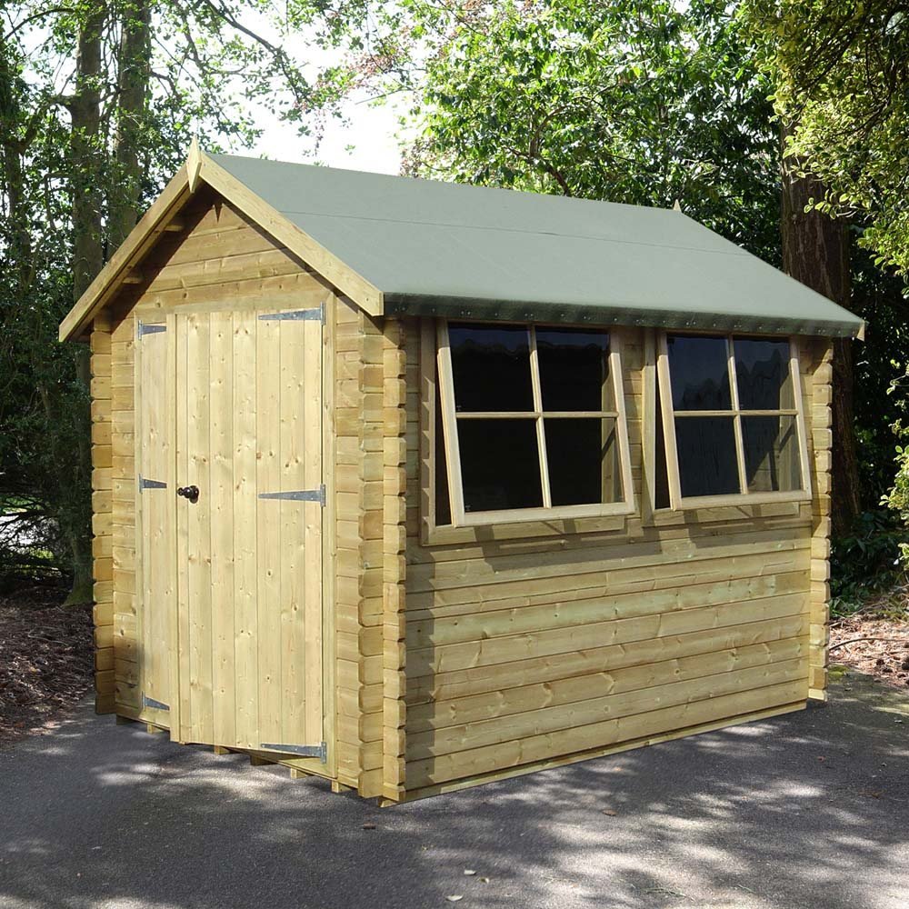 Shire Hopton 12Gx16 Log Cabin (28mm - 70mm Logs)