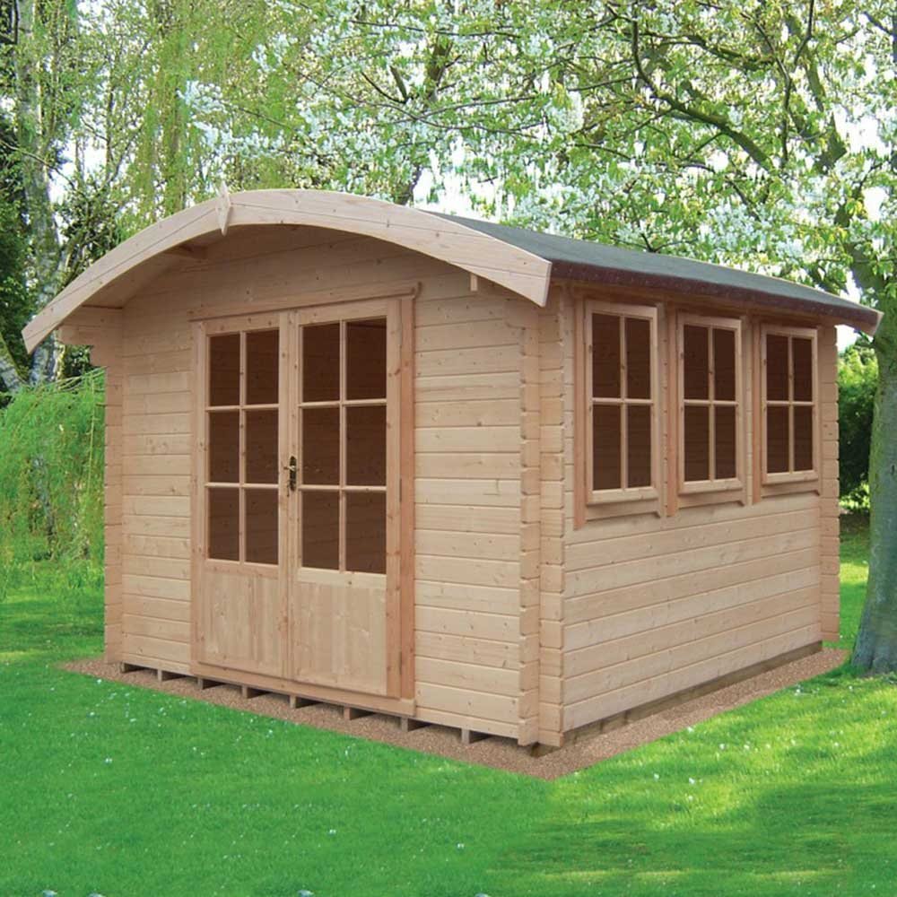 Shire Kilburn 10Gx12 Log Cabin (28mm - 70mm Logs)