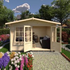 Shire Hale 12x12 Log Cabin (28mm - 70mm Logs)