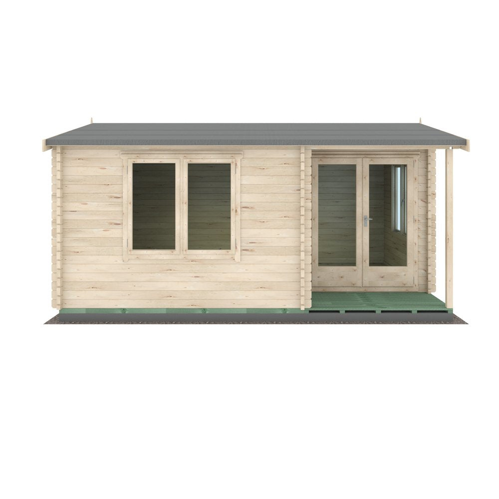 Shire Twyford 14Gx17 Log Cabin (34mm - 70mm Logs)