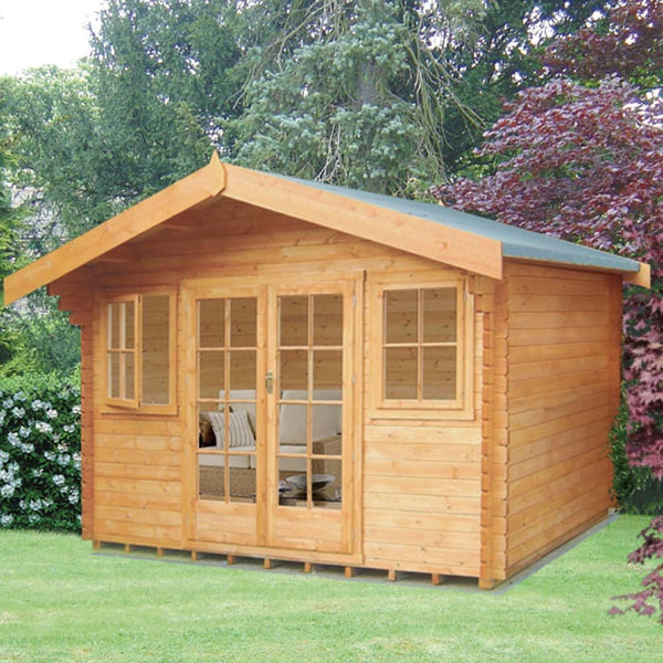 Shire Clipstone 16Gx10 Log Cabin (28mm - 70mm Logs)