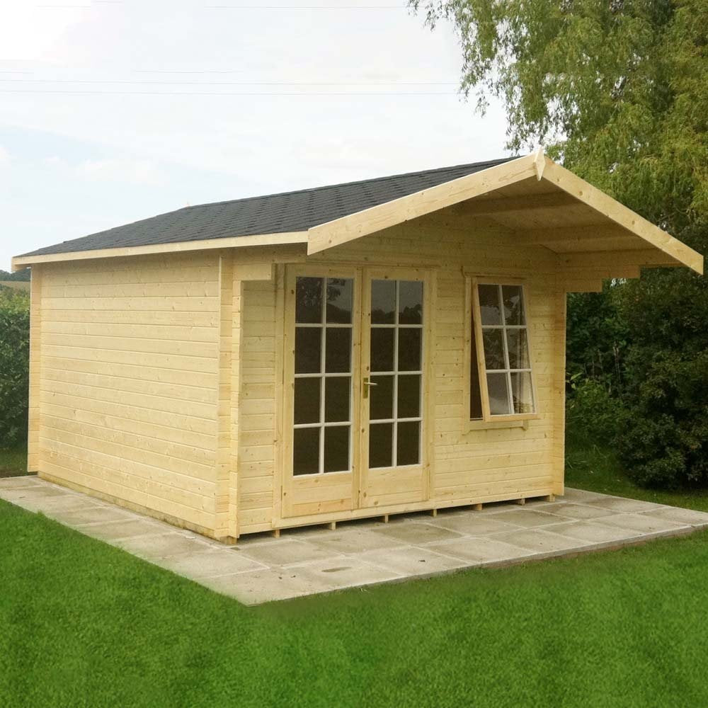 Shire Tunstall 14Gx8 Log Cabin (28mm - 70mm Logs)