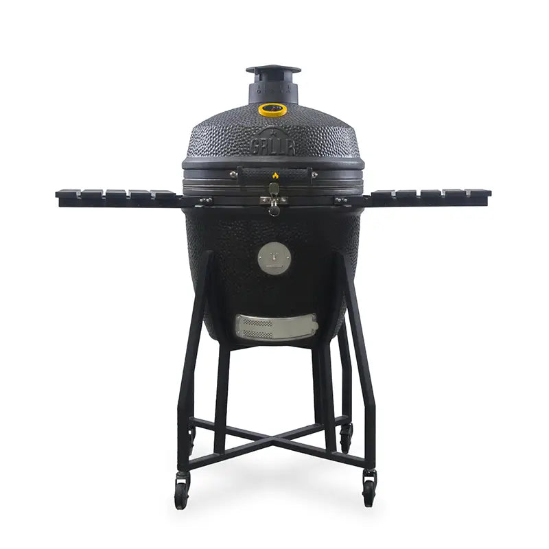 GRLLR Ember Classic 22 inch Kamado Grill| Matte Black including Trolley