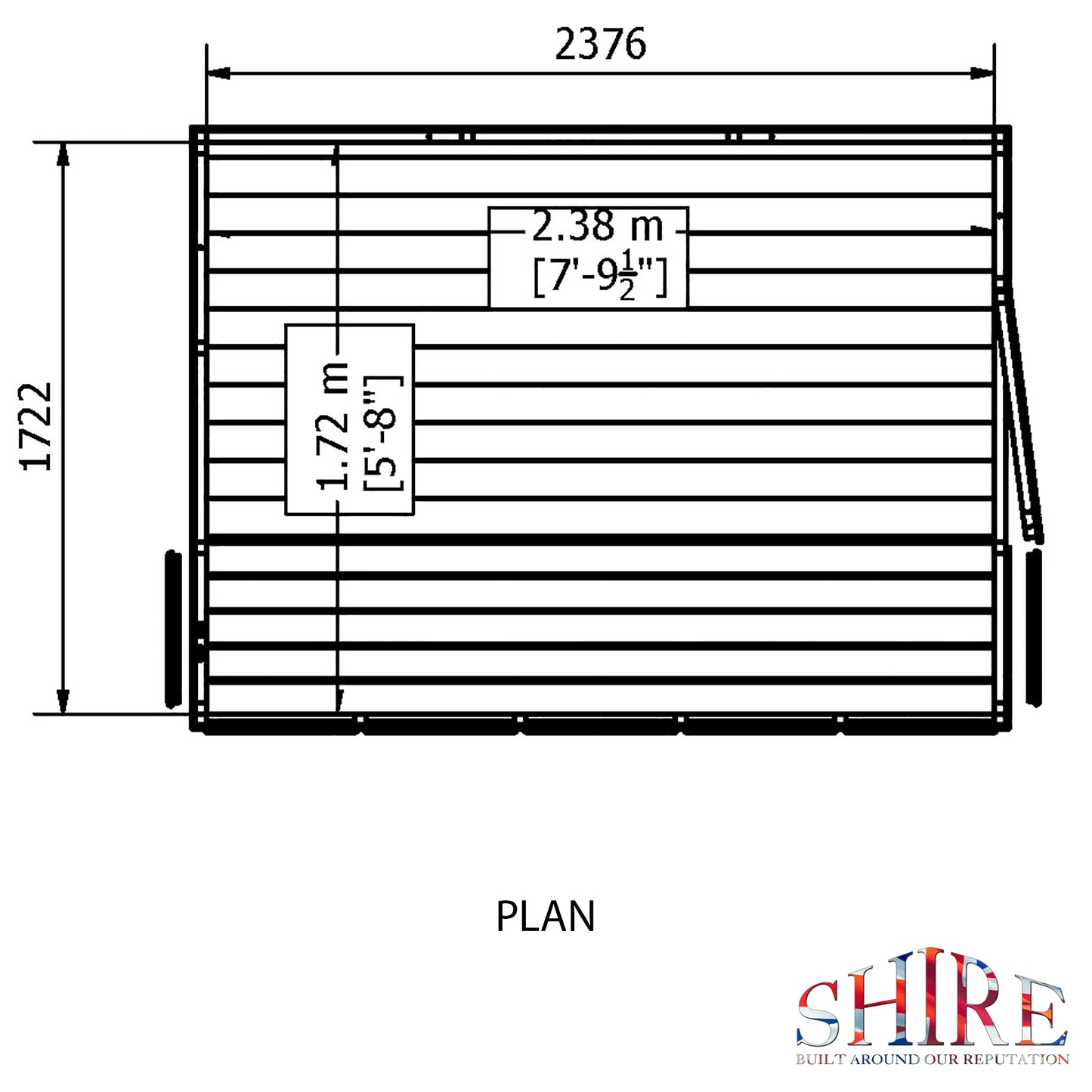 Shire Sun Pent 8x6
