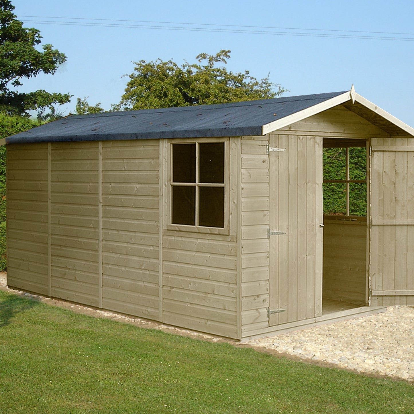 Shire Jersey Pressure treated 13x7 Double Door