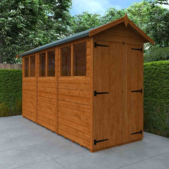 12x4 Double Door Flex Apex