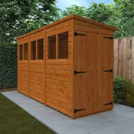 8x4 Double Door Flex Pent