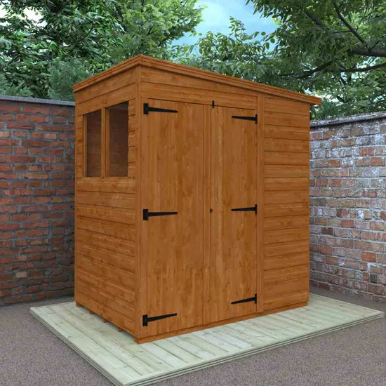 4x6 Double Door Flex Pent