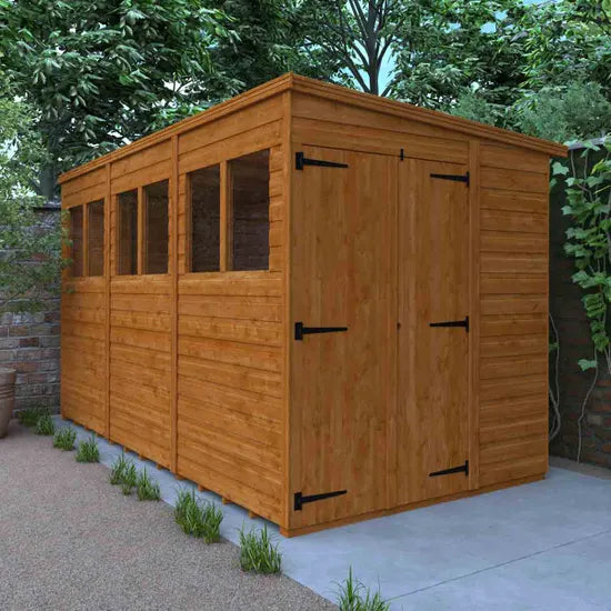 12x6 Double Door Flex Pent