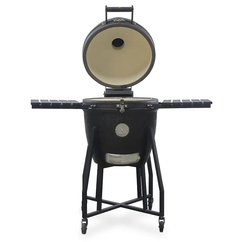 GRLLR Ember Classic 22 inch Kamado Grill| Matte Black including Trolley