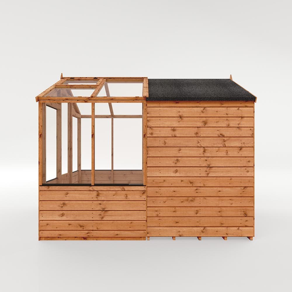 Mercia 8 x 6 Traditional Apex Greenhouse Combi Shed