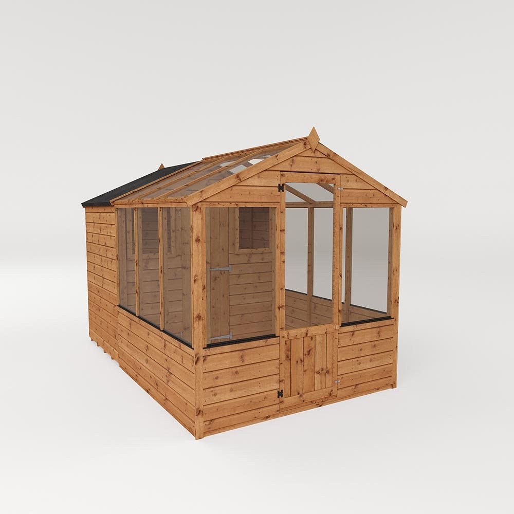 Mercia 10 x 6 Traditional Apex Greenhouse Combi Shed