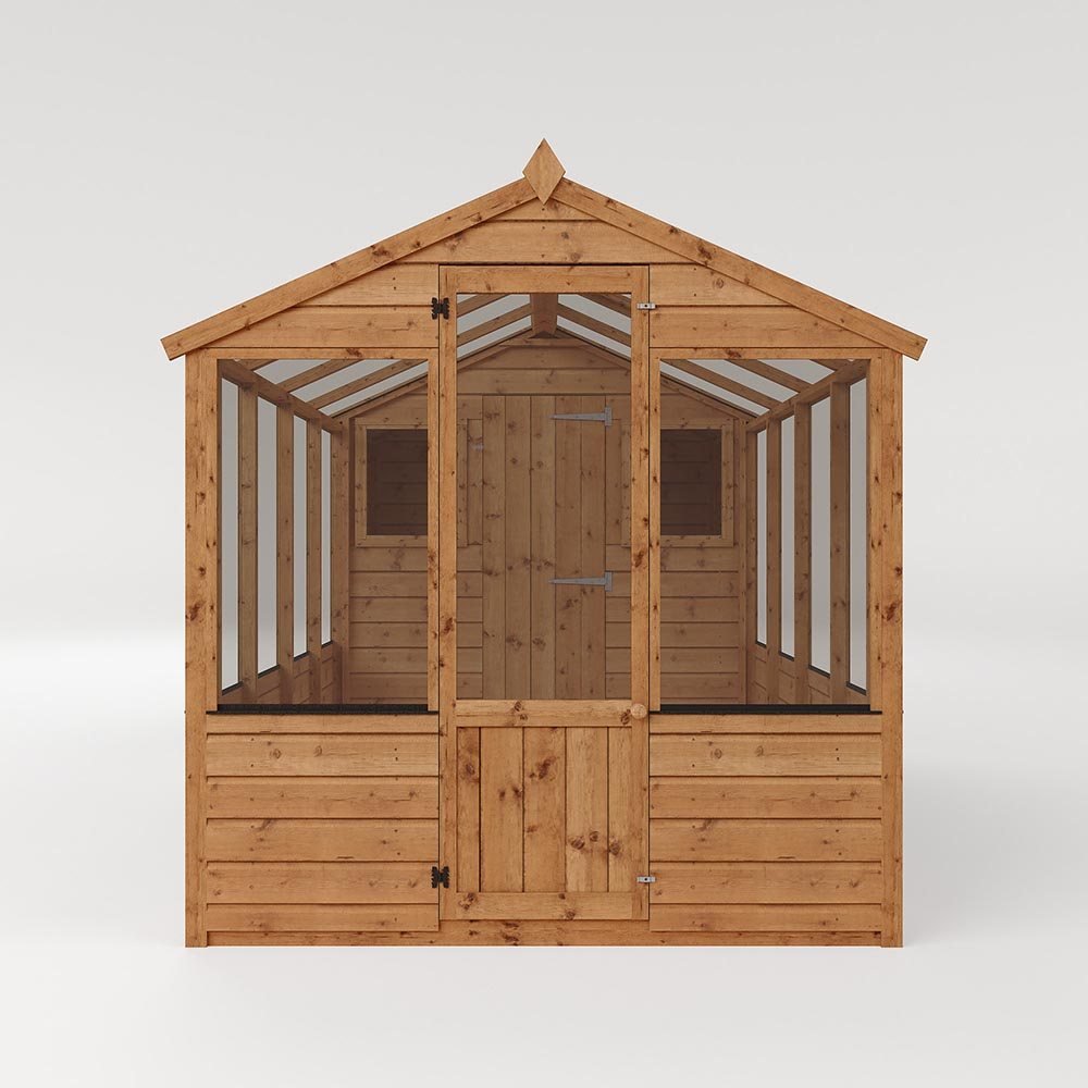 Mercia 12 x 6 Traditional Apex Greenhouse Combi Shed