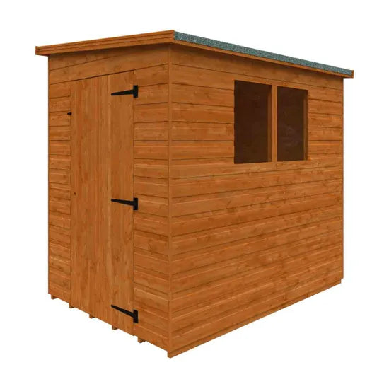 7x5 Lean-To Pent Shiplap Shed